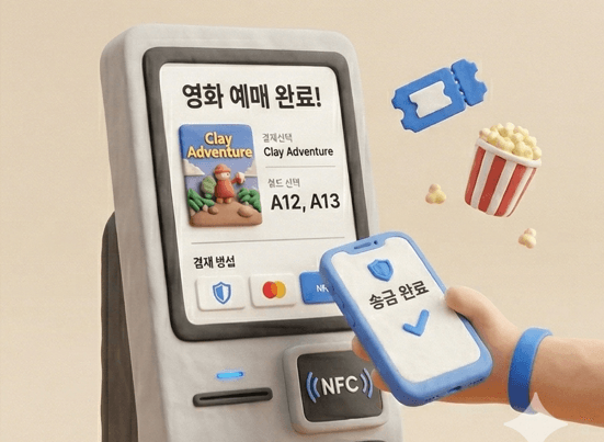 소액결제현금화 NFC 모바일 결제 완료